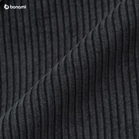 Променлив диван от велур / Черно въглен Folk Raw - Karup Design