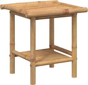 366471 vidaXL Маса за кафе 45x45x45 см бамбук
