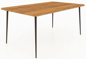 Дъбова маса за хранене 200x90 cm Kula - The Beds