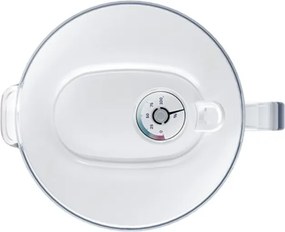 Кана за филтриране на вода Aquaphor Glass 120021, 2.5 л, Стъкло, Брояч, Филтър с магнезий, Бял