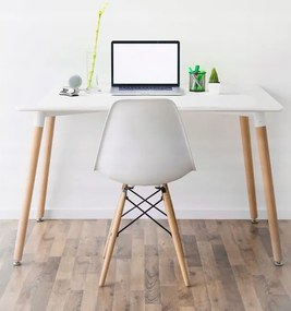 Трапезна маса / бюро  в скандинавски стил  ModernHome 120*60cm