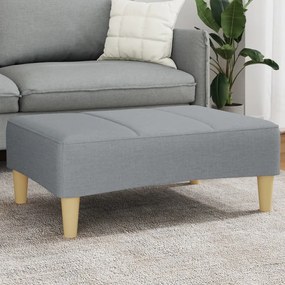 4007371 vidaXL Табуретка, светлосива, 77x55x31 см, Плат