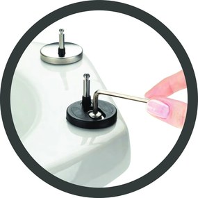 Тоалетна чиния с автоматично затваряне 37 x 44,5 см Ostuni – Wenko