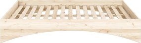 Двойно легло от масивен бор без табла в естествен цвят 180x200 cm Orbit – Karup Design