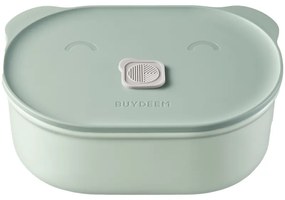Керамична кутия за обяд Buydeem CT3007-CG, 500 мл, 19.5х16.5 см, Термоустойчива до 230°C, Съвместима с фурна и микровълнова, Зелен