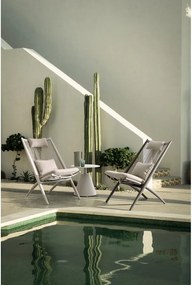 Бежов метален градински стол Aloha – Bizzotto