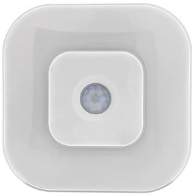 LED нощна лампа със сензор LED/0,5W/4,5V 3xAAA бяла