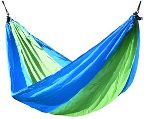 Зелен и син найлонов хамак - Cattara