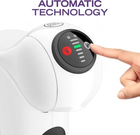 Еспресо машина Krups KP243110 NDG GENIO S WHITE, 1500W, 15 bar, 0.8 л, Работа с NESCAFÉ® Dolce Gusto® капсули, LED, XL функция, Бял
