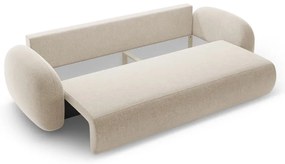 Бежов шенилов сгъваем/с място за съхранение диван 262 cm Tonale – Cosmopolitan Design