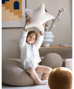 Кремава детска възглавница за диван от букле Star – Wigiwama
