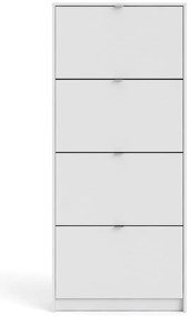 Бяла накланяща се стойка за обувки Shoes – Tvilum