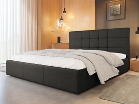 Тапицирано легло Swift-Черен-180 x 200