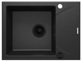 Deante ZQJ_G11A - Кухненска мивка EVORA 59x44 см гранит/металик графитен