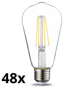 К-кт 48 бр. LED Крушки VINTAGE E27/4,3W/230V 2700K