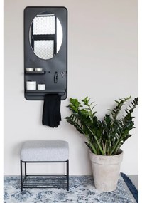 Светлосива табуретка Milou – White Label