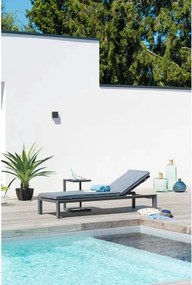 Единичен алуминиев шезлонг Hesperide Evasion, Графит