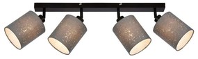 Briloner 2078-044 - Спот SPOTLIGHT 4xE27/25W/230V сив/черен
