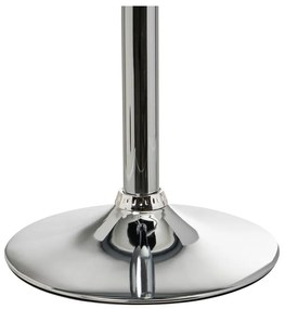 Черни бар столове в комплект от 2 бр. с регулируема височина от имитация на кожа (височина на седалката 93 cm) – Casa Selección