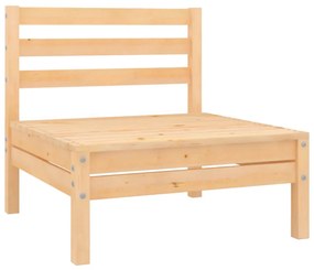 806592 vidaXL Градински средни дивани, 4 бр, борово дърво масив