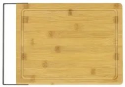 Horecano - Бамбукова дъска с метална дръжка 37x25,4xh1,5см (BW1541)