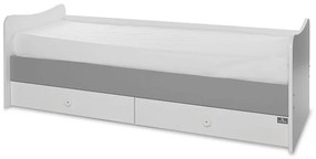 LORELLI Classic Трансформиращо се легло-люлка 70/160 см. MAXI PLUS БЯЛО/STONE GREY