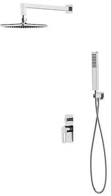 Cersanit S952-012 - Душ комплект MILLE с вграден смесител, хром лъскав