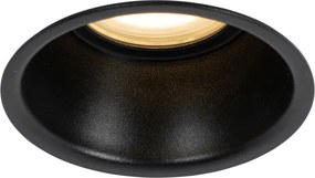 Смарт вграден спот черен IP44 с Wifi GU10 50mm - Dept