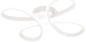 Бяла LED светлина за таван 40x40 cm Fly - Trio