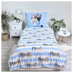 Единично памучно детско спално бельо 140x200 cm Bluey – Jerry Fabrics