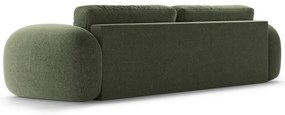 Зелен шенилов сгъваем/с място за съхранение диван 262 cm Tonale – Cosmopolitan Design