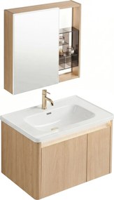 Комплект мебели за баня с мивка Sora DE07-70 Oak 70CM