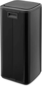Кош за боклук Brabantia Bo Touch 1010140, 30 л, Плавно и безшумно отваряне, Голям отвор, Черен