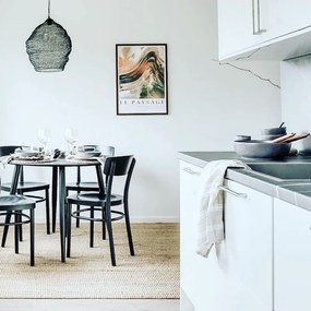 Ориенталски окачен аплик черен 45 см х 40 см - Vadi