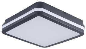 Brilagi - LED Екстериорна лампа със сензор BENE LED/24W/230V 26x26 см IP54