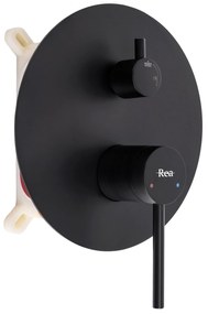 Душ система за вграждане Rea Foss Clif Black  + BOX