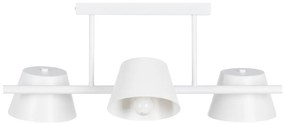 Бяло осветително тяло за таван 38x62,5 cm Simplico – Ixia