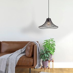 Черно висящо осветително тяло ø 40 cm Wavy – Squid Lighting