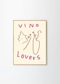 Постер 50x70 cm Vino Lovers – Ruby Hughes – The Poster Club