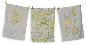 Комплект от 3 кърпи за чай , 50 x 70 cm Mimosa - Madre Selva