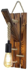 Стенна лампа от борова дървесина Niki - Opviq lights