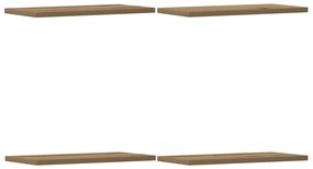 856292 vidaXL Стенни рафтове 4 бр дъб артизан 40x20x1,5 см инженерно дърво