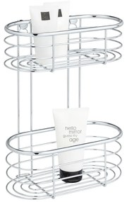 Сребърен рафт за душ Trestina, 26 x 35 cm - Wenko