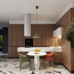 Зелено висящо осветително тяло ø 35 cm Vito – Sollux