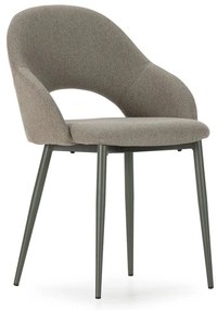 Зелени тапицирани трапезни столове в комплект 2 бр. Lia – Marckeric