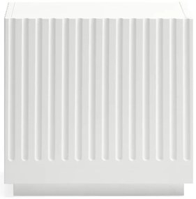 Бяло нощно шкафче Doric - Teulat