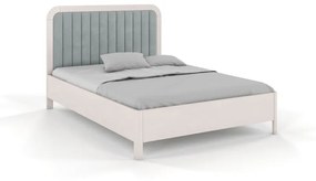 Бяло двойно легло от букова дървесина , 200 x 200 cm Visby Modena - Skandica