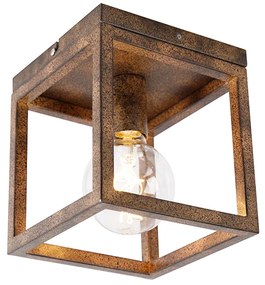 Индустриален плафон ръждясал кафяв - Cage