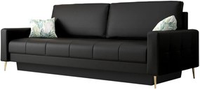 Разтегателен диван Sopi Eco LTHR - кафяв