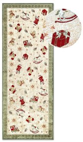 Зелена пътека с коледен мотив със смес от памук 80x200 cm Toy's Delight Green Christmas – Villeroy&amp;Boch